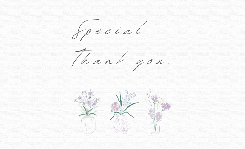 Special Thank you.